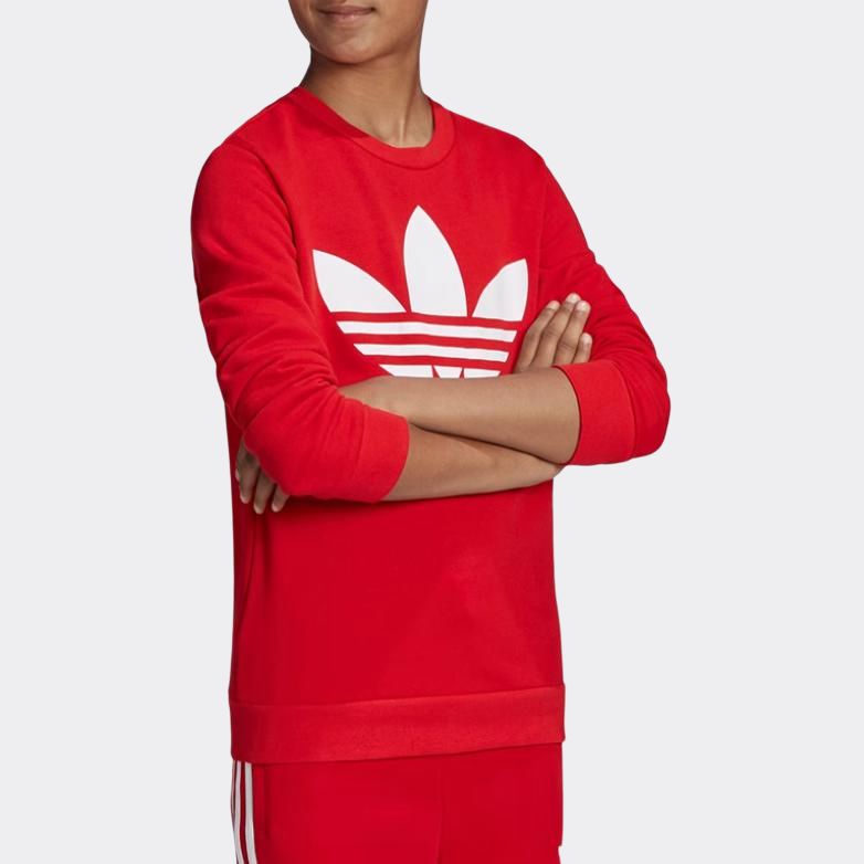 Футболка Adidas Originals для начальной школы, красная — фото 4
