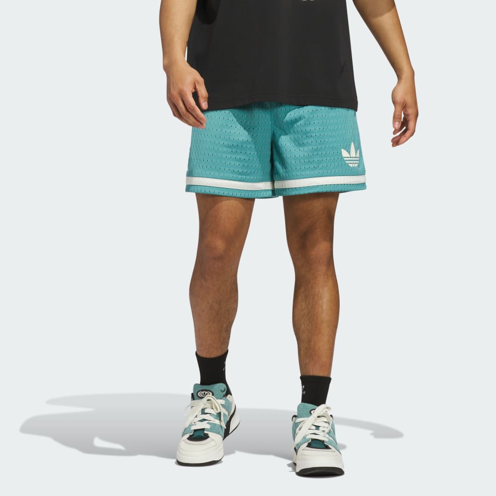 

Спортивные шорты Adidas Originals Basketball Shorts, цвет Powder Teal/Ivory