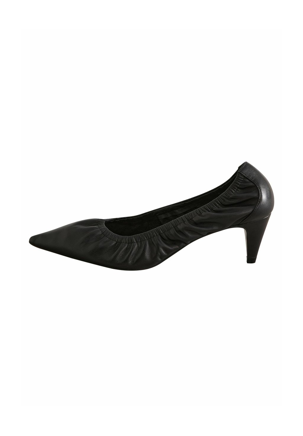 Классические туфли на каблуке REGULAR FIT - SIGNATURE PREMIUM SCRUNCHED POINTED COURT Next, черный
