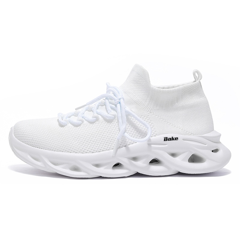 

BAKE Легкие и износостойкие низкие кеды унисекс белые, цвет White
