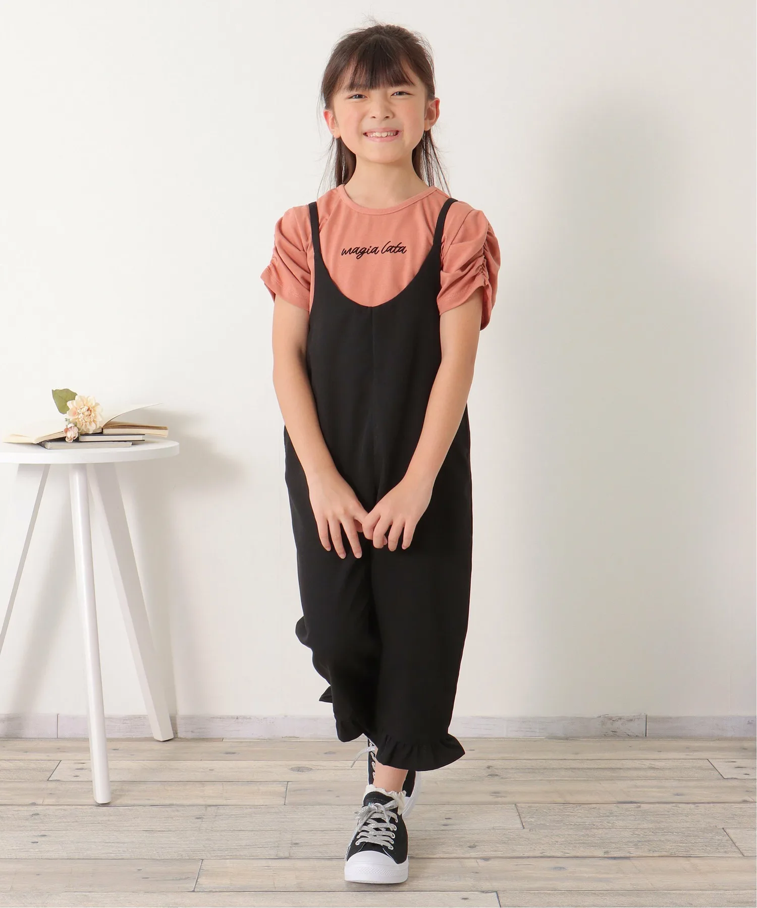 Комбинезон-майка с оборками по низу (120-160 см) Ikka, Light Gray — фото 4