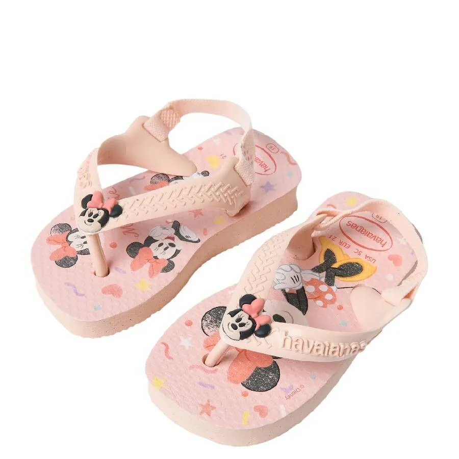 Вьетнамки Havaianas Baby Disney Classic, розовый — фото 2