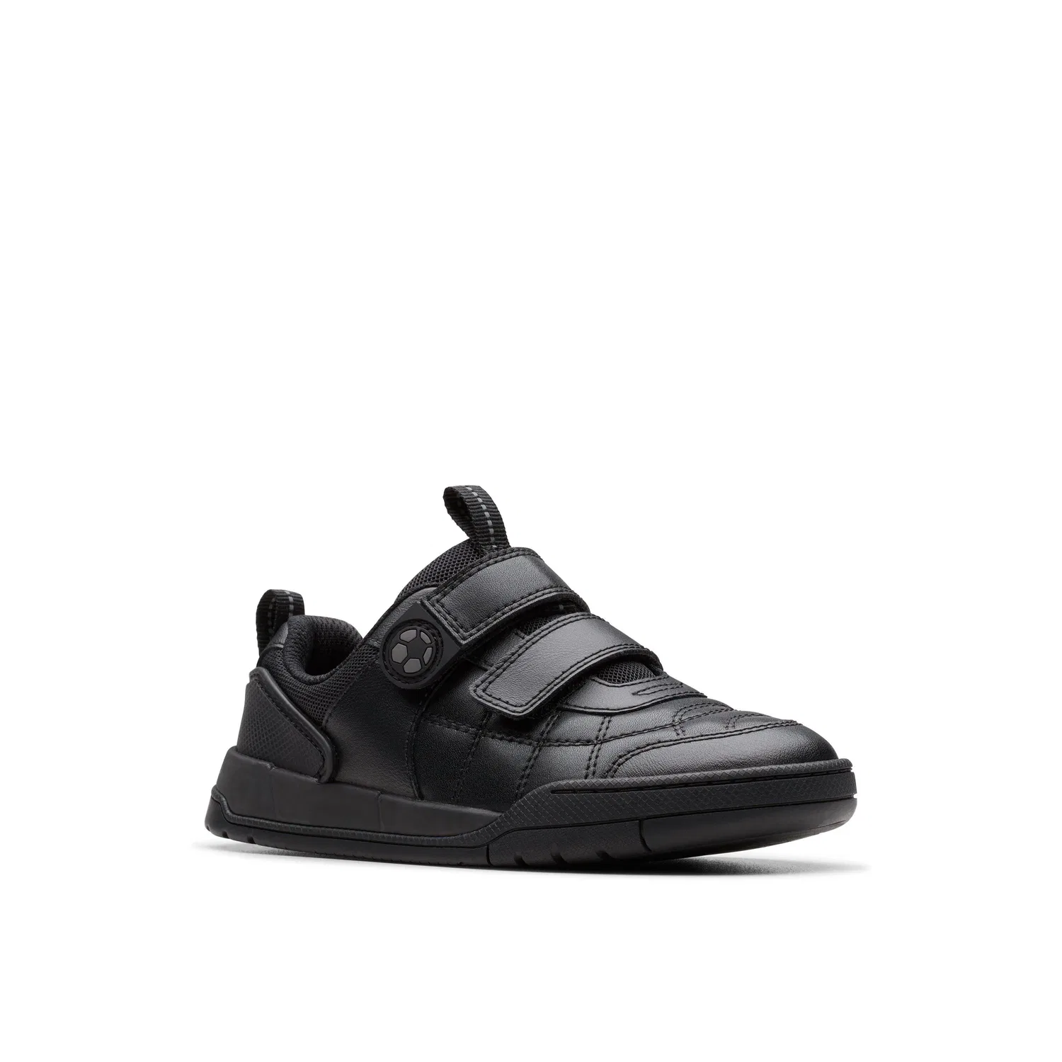 Кроссовки школьные с контролем запаха Clarks, черный — фото 4