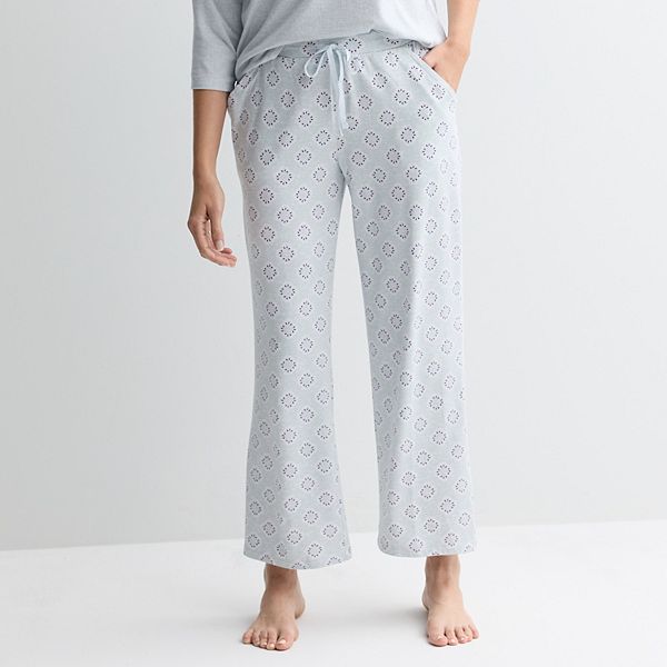 

Женские уютные пижамные брюки luxe Croft & Barrow, Cameo Circle Geo