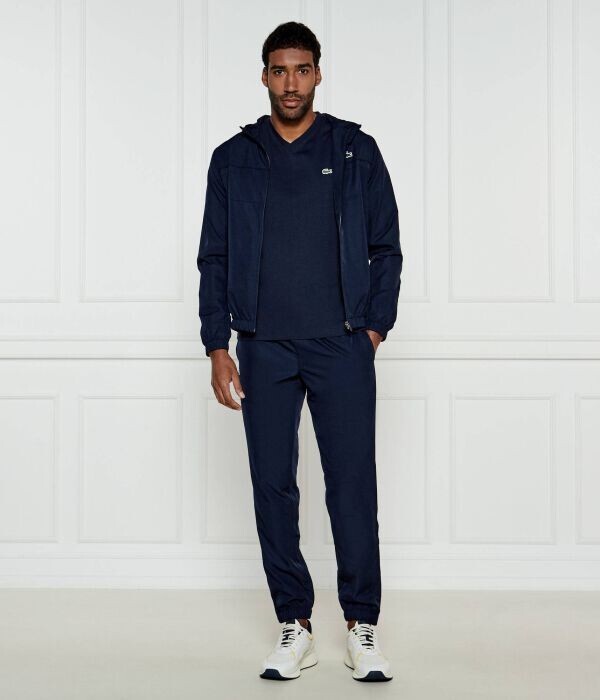 Футболка Lacoste Regular Fit с V-образным вырезом, синий — фото 2