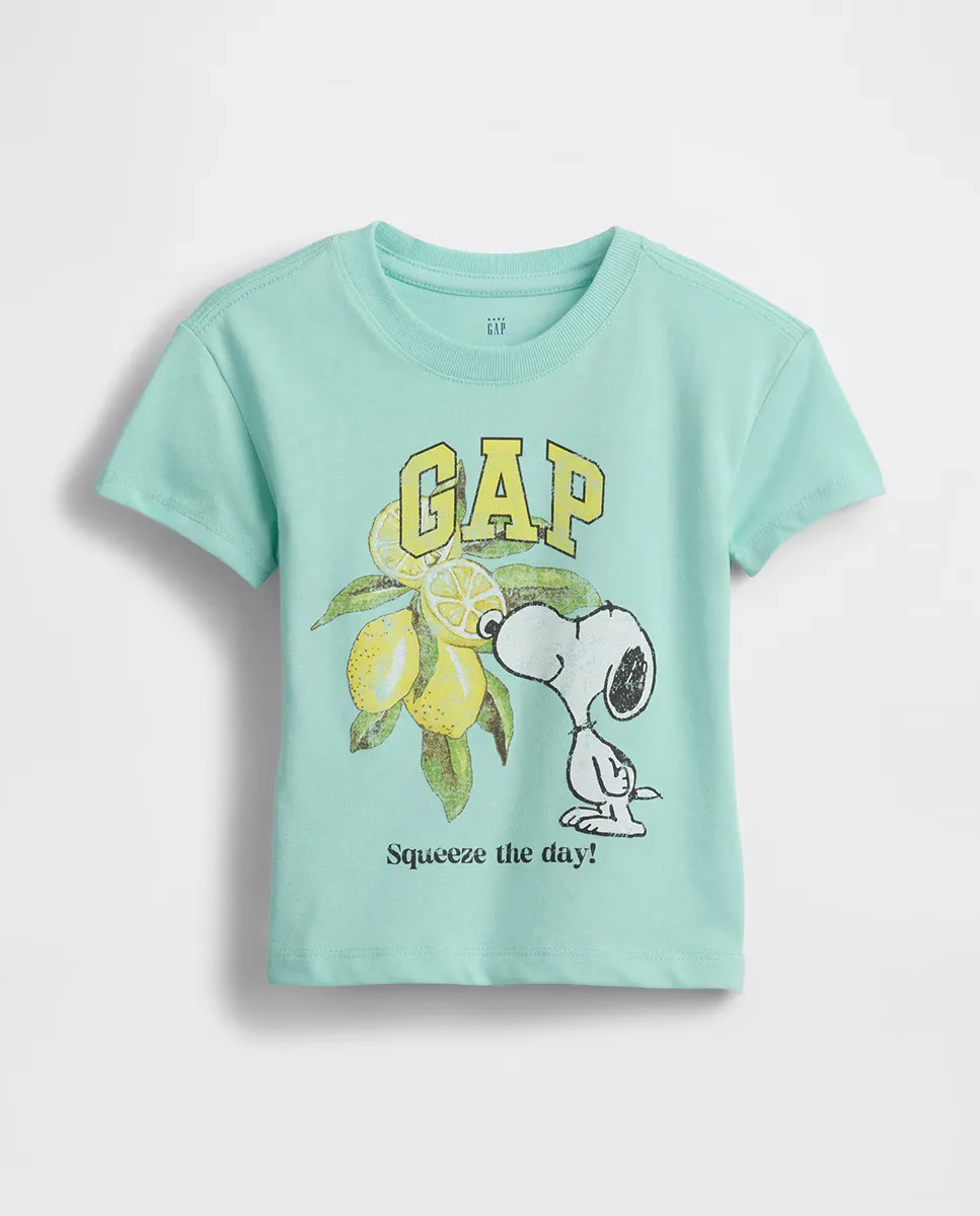 

Футболка с короткими рукавами для девочки Gap, голубой