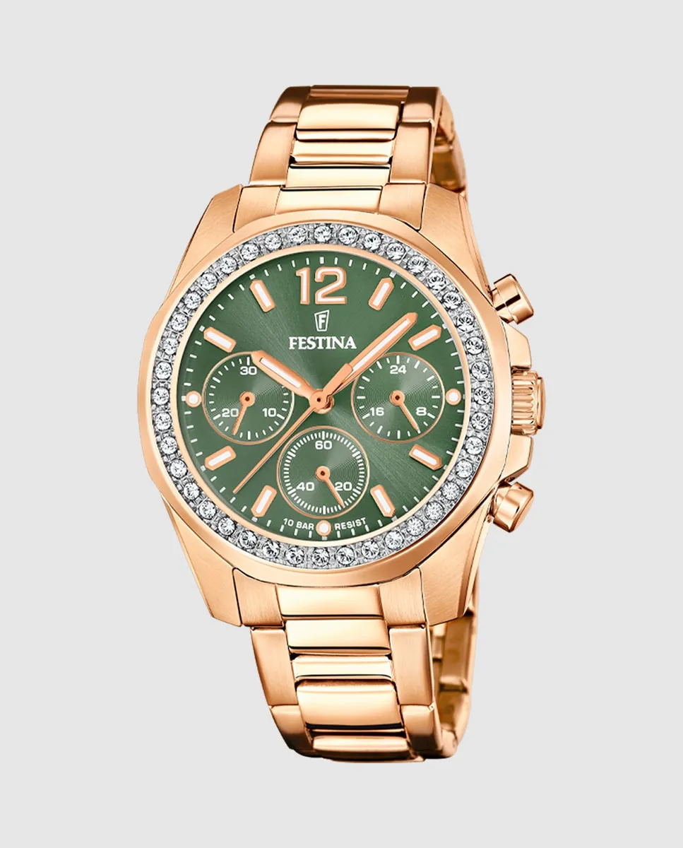 

F20639/A Boyfriend Rainbow женские стальные часы Festina, розовый