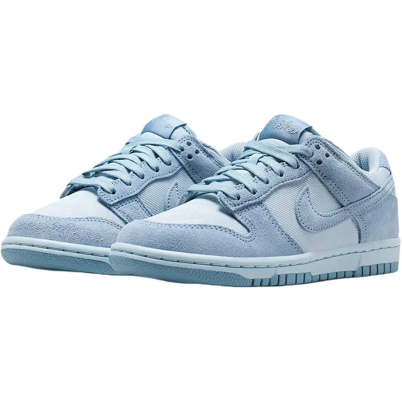 Nike Кроссовки для скейтбординга dunk low top kids' синие unisex — фото 4