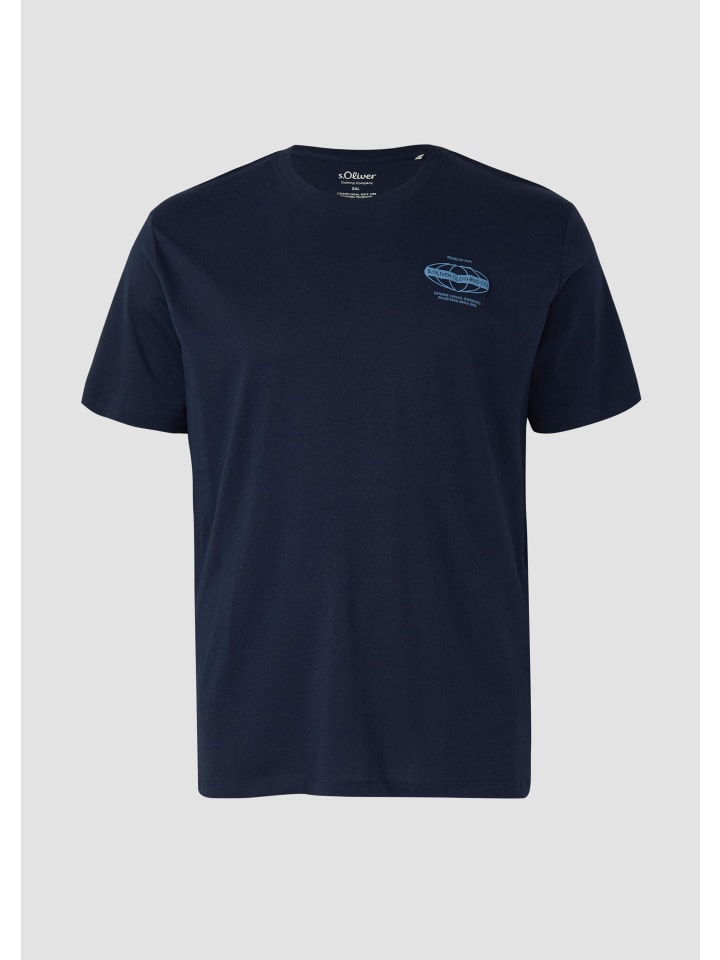 

s.Oliver Футболка цвета 59D2_navy, Синий, s.Oliver Футболка цвета 59D2_navy