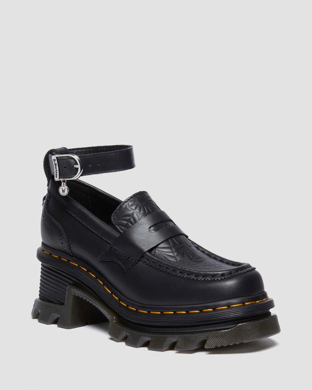 

ЛОФЕРЫ НА КАБЛУКЕ Dr. Martens CORRAN WEDNESDAY , цвет Black — Wanama