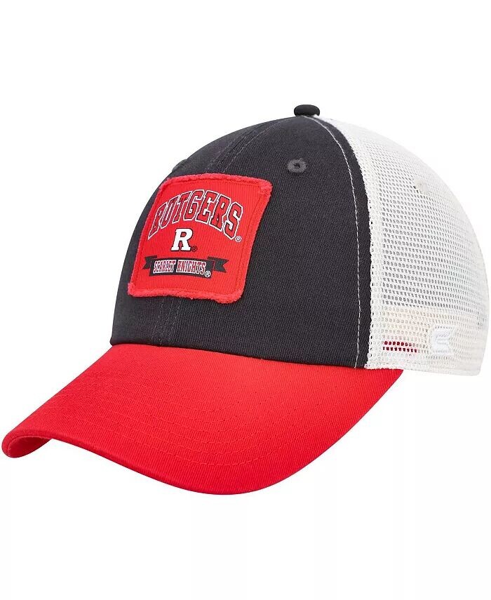 

Мужская темно-серая кепка Rutgers Scarlet Knights Objection Snapback Colosseum
