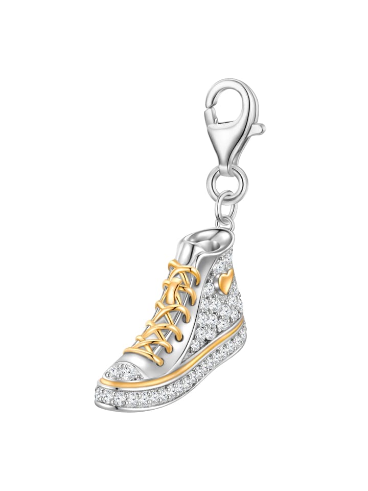 

Glanzstücke München Подвеска в виде кроссовок из стерлингового серебра с цирконием