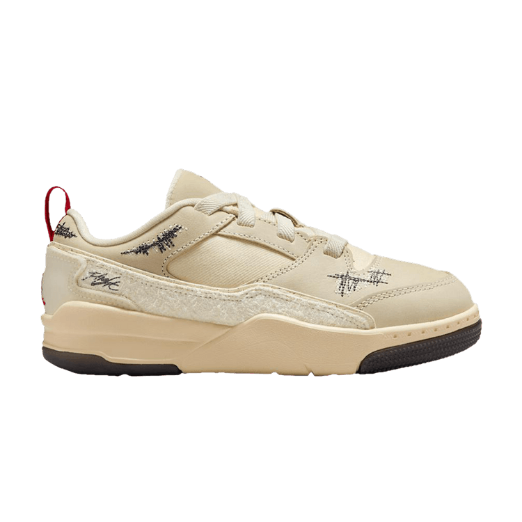 

Кроссовки Air Jordan Who Decides War x Jordan Flight Court PS 'The World Is Your Court - Crèpe', кремовый