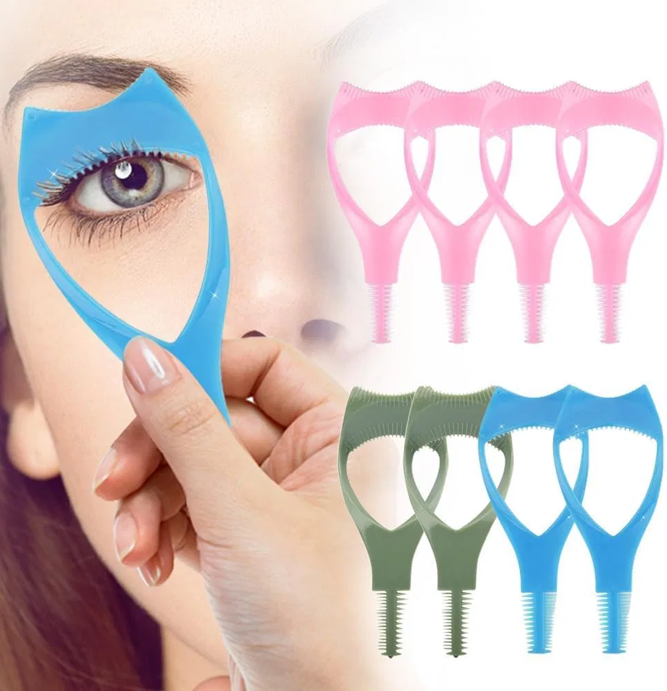Инструмент для макияжа ресниц 3 в 1, 2 шт., синий Povvfrty, 2*Blue+2*Green+4*Pink