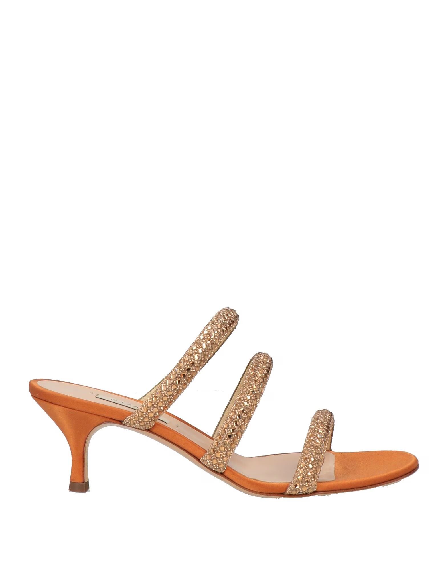 Сандалии Casadei, медный