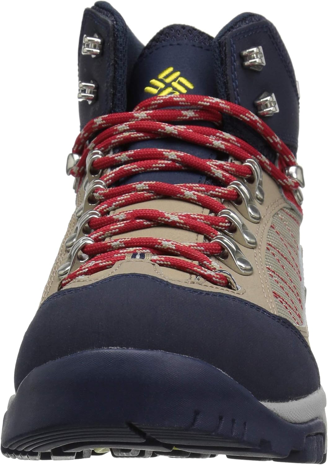 Columbia мужские треккинговые ботинки Table Rock Outdry, Collegiate Navy, Acid Yellow — фото 2