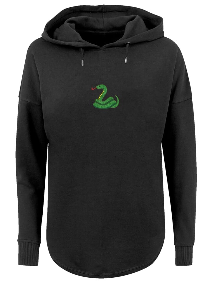 

Пуловер emoji couture Oversized Hoodie Snake sequins, черный