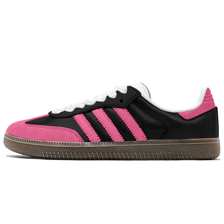 

Кроссовки adidas originals SAMBA OG Skateboarding Shoes Unisex Low-top Black/pink, розовый