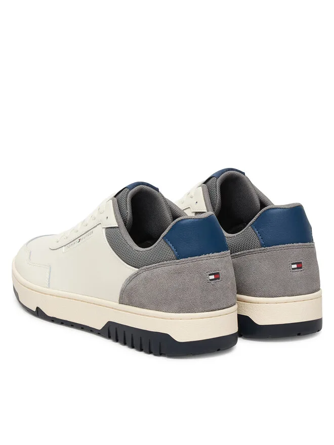 Tommy Hilfiger Кроссовки Th Basket Core Lite Lth/Suede FM0FM05714 белые — фото 3