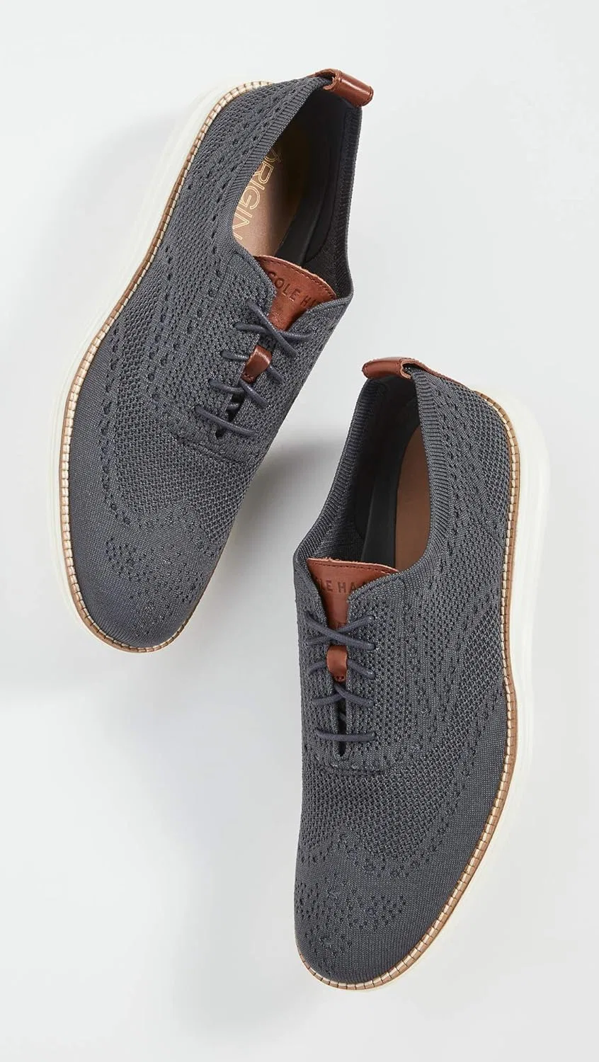 Женские оксфорды Cole Haan OriginalGrand Stitchlite Wingtip, 2-Grey Magnet Ivory — фото 2