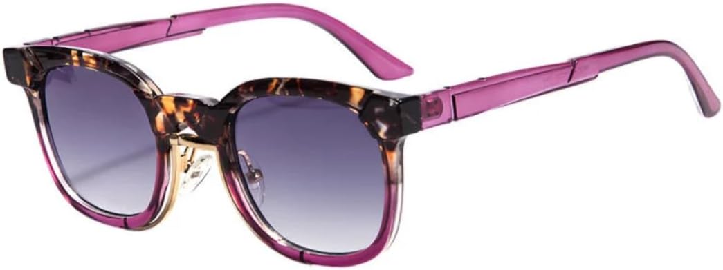 

Солнцезащитные очки с защитой от УФ-излучения UV400 | Темно-зеленые линзы в стиле панк | для женщин и мужчин, для занятий спортом на открытом воздухе и вождения DSVIGF, Purpleleopard-gray