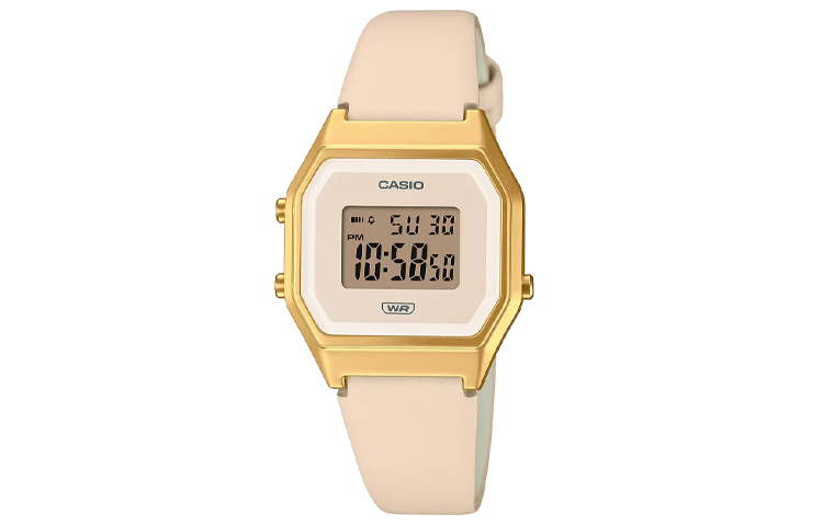 

Унисекс винтажные часы VINTAGE Series цвета перламутр LA680WEGL-4 CASIO