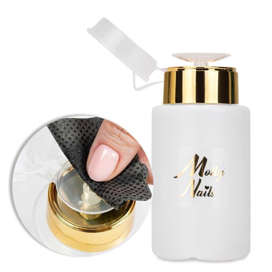 

Molly Nails Liquid Pump Dispenser Gold 150 мл