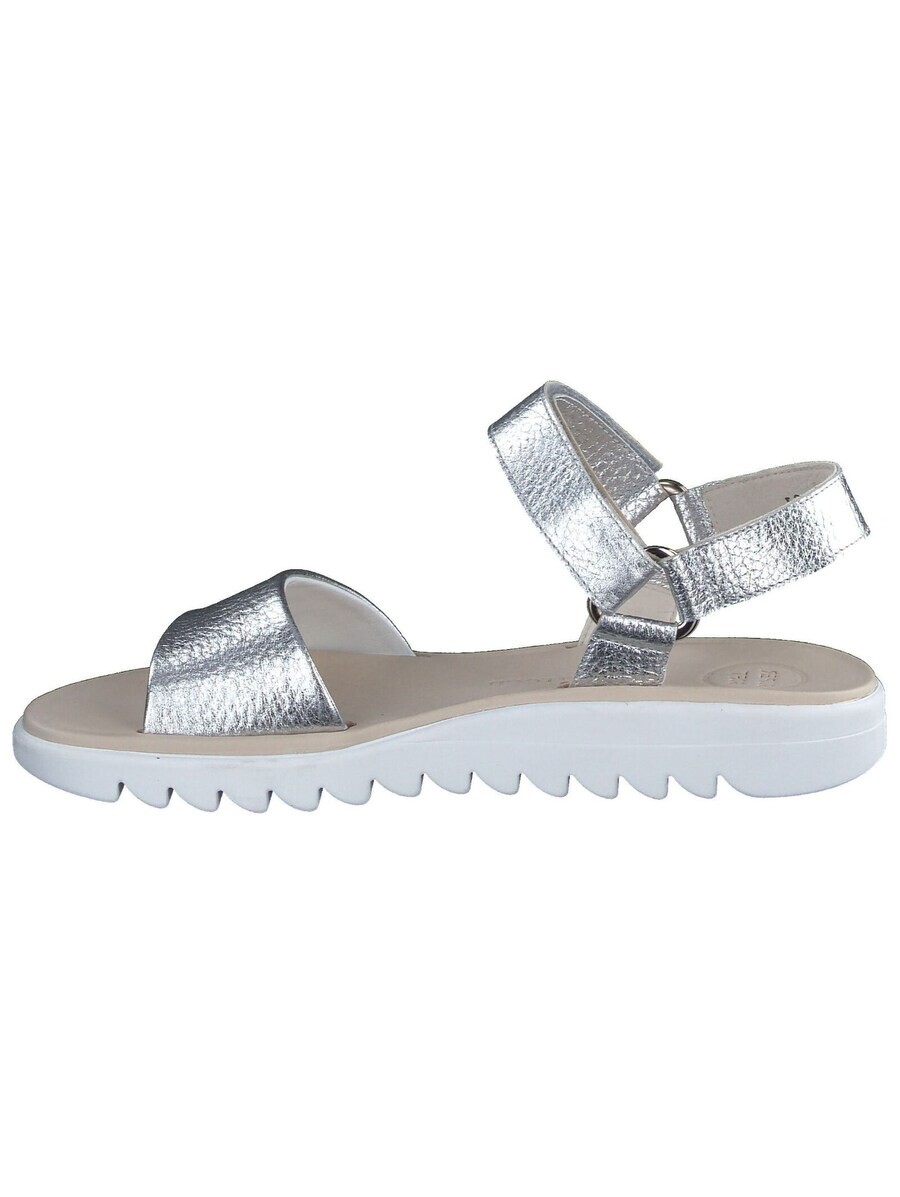 Босоножки на высоком каблуке Paul Green Strap Sandals, серебряный