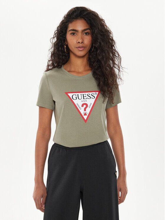 

Футболка стандартного кроя Guess, зеленый