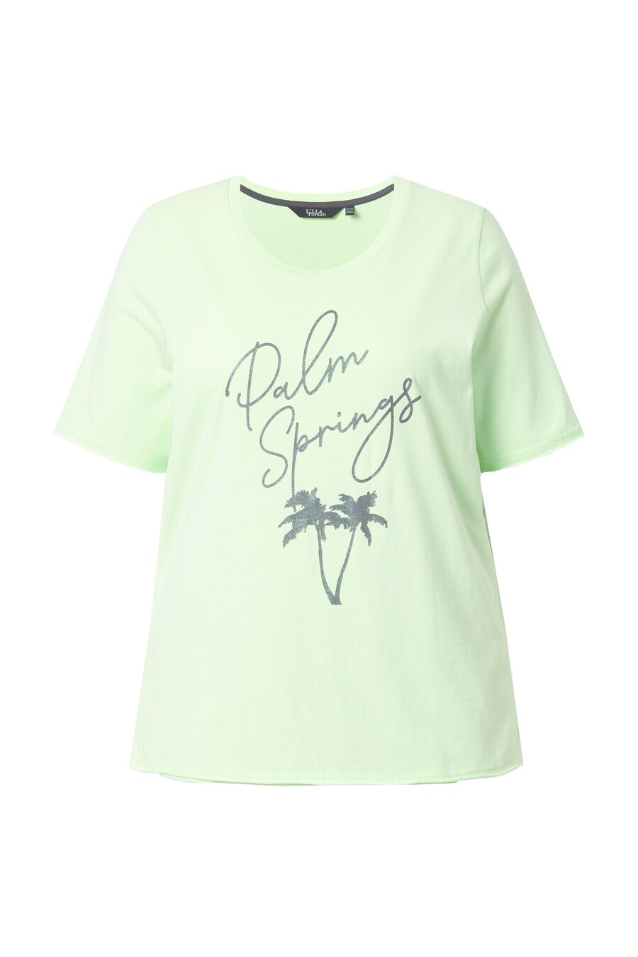 

Рубашка Ulla Popken, цвет Lime/mottled green