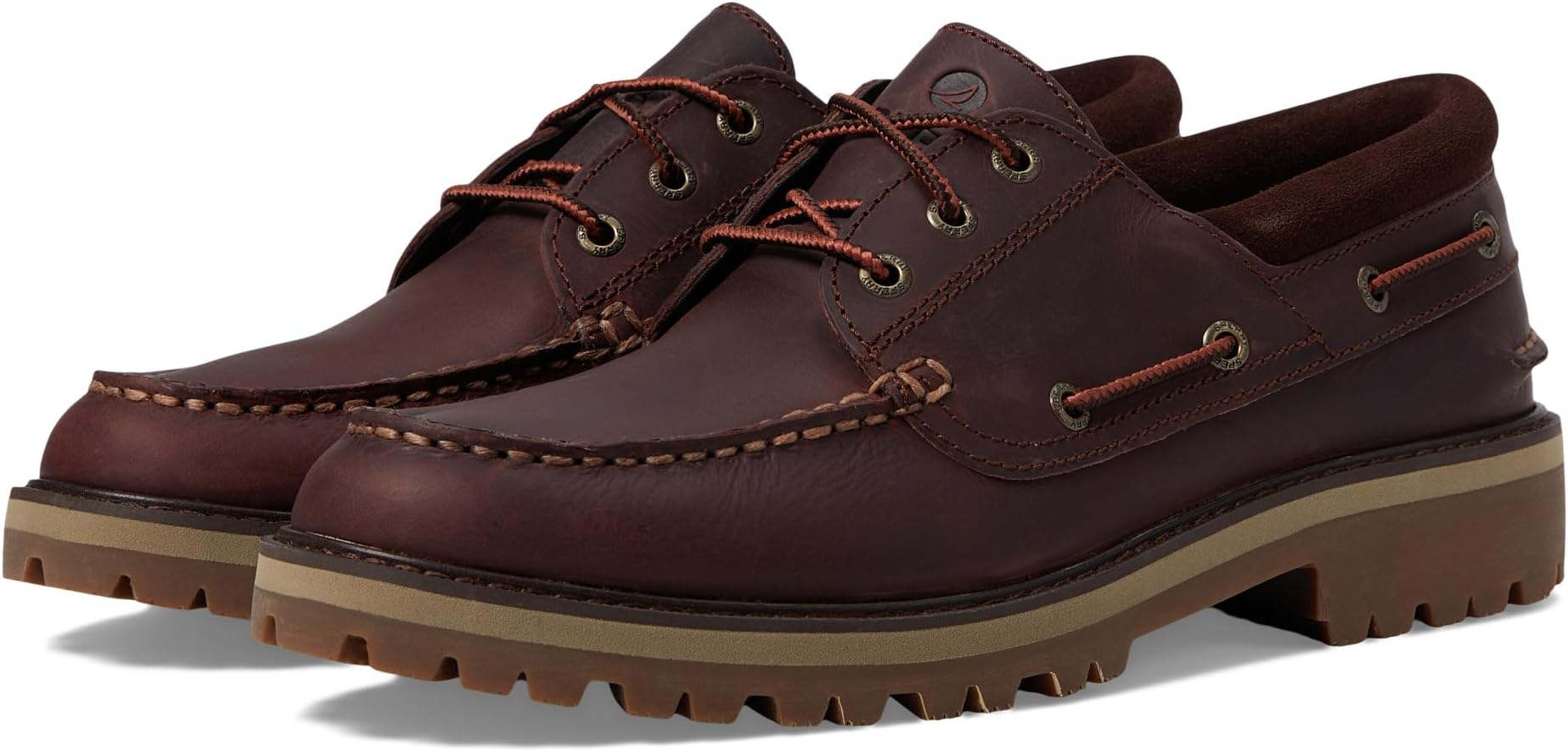 

Топсайдеры A/O Lug 3-Eye Sperry, цвет Brown 3