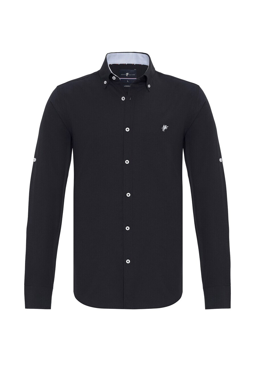 

Повседневная рубашка DENIM CULTURE Regular fit Button Up Shirt CURTIS, черный