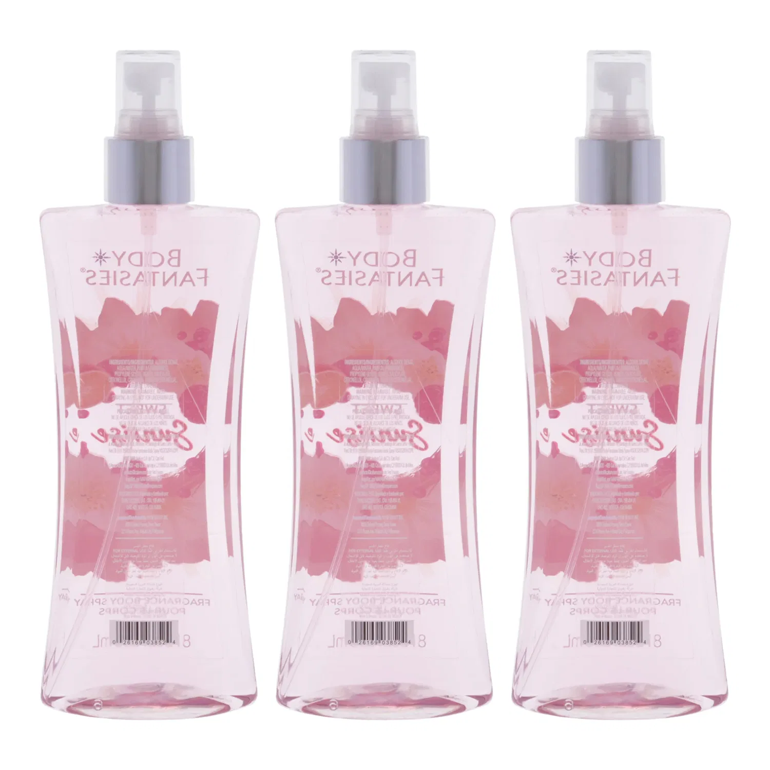 Дезодорант-спрей для тела Sweet Sunrise от Body Fantasies для женщин - 237 мл - упаковка из 3 штук, 8.0 Oz — фото 2