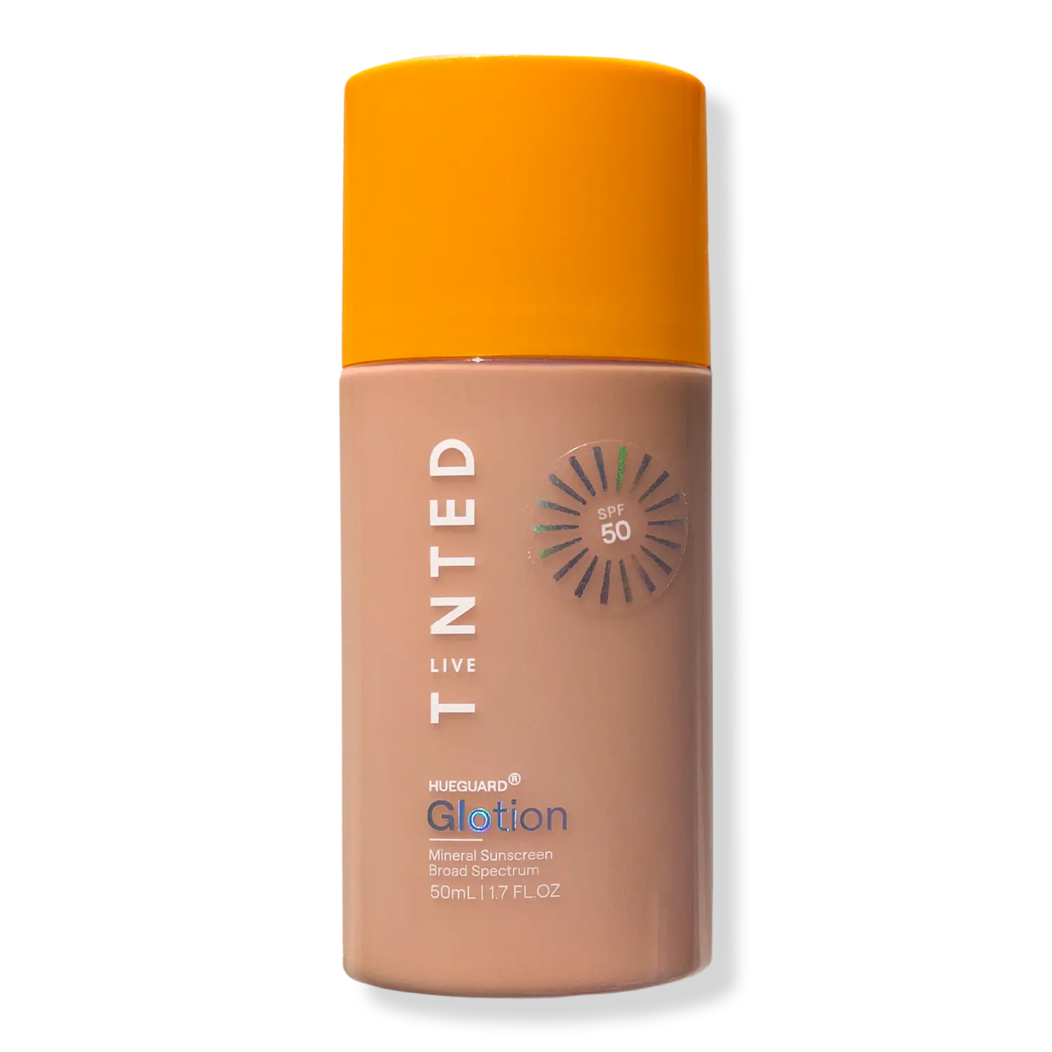 

Минеральный солнцезащитный крем Hueguard Glotion широкого спектра действия SPF 50 Live Tinted, Shade 2 (medium/deep)