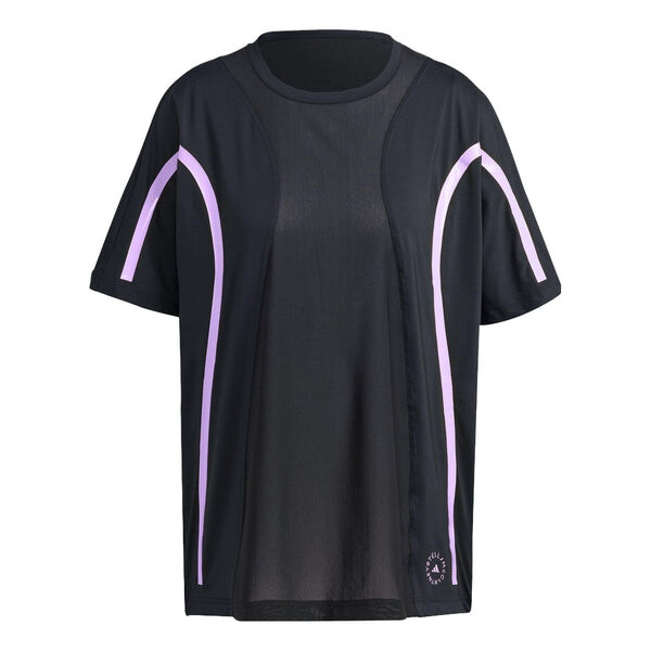 

Футболка от stella mccartney truepace running свободная футболка с коротким рукавом Adidas, черный
