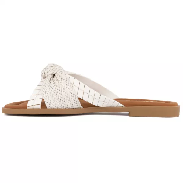 Женские сандалии Serona на плоской подошве Sugar, цвет white woven pu — фото 3