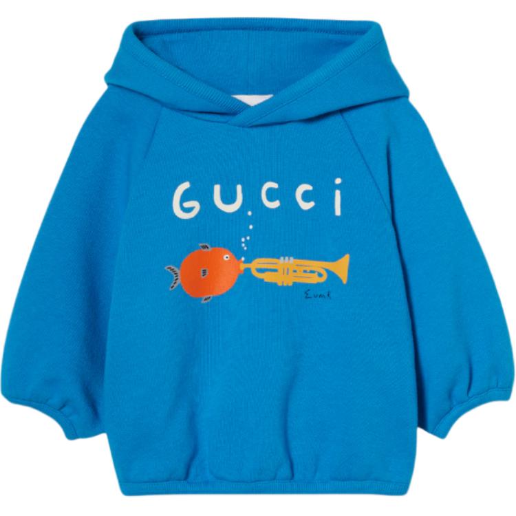

Толстовка fw25 для младенцев и малышей GUCCI, светло-голубой