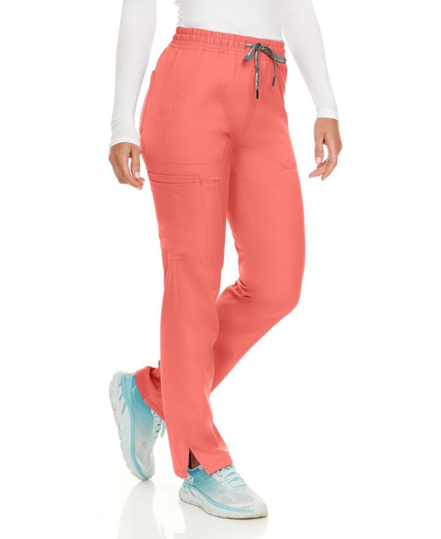 

Брюки-карго прямого кроя Petite Terri Stretch с шестью карманами, цвет Ceil, размер X Large Medichic, Coral