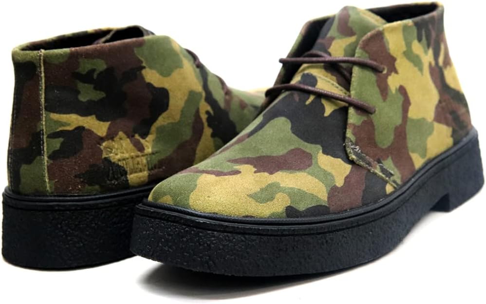 

Оригинальные мужские высокие ботинки Chukka Playboy от British Walkers - Камуфляж British Collection, зеленый