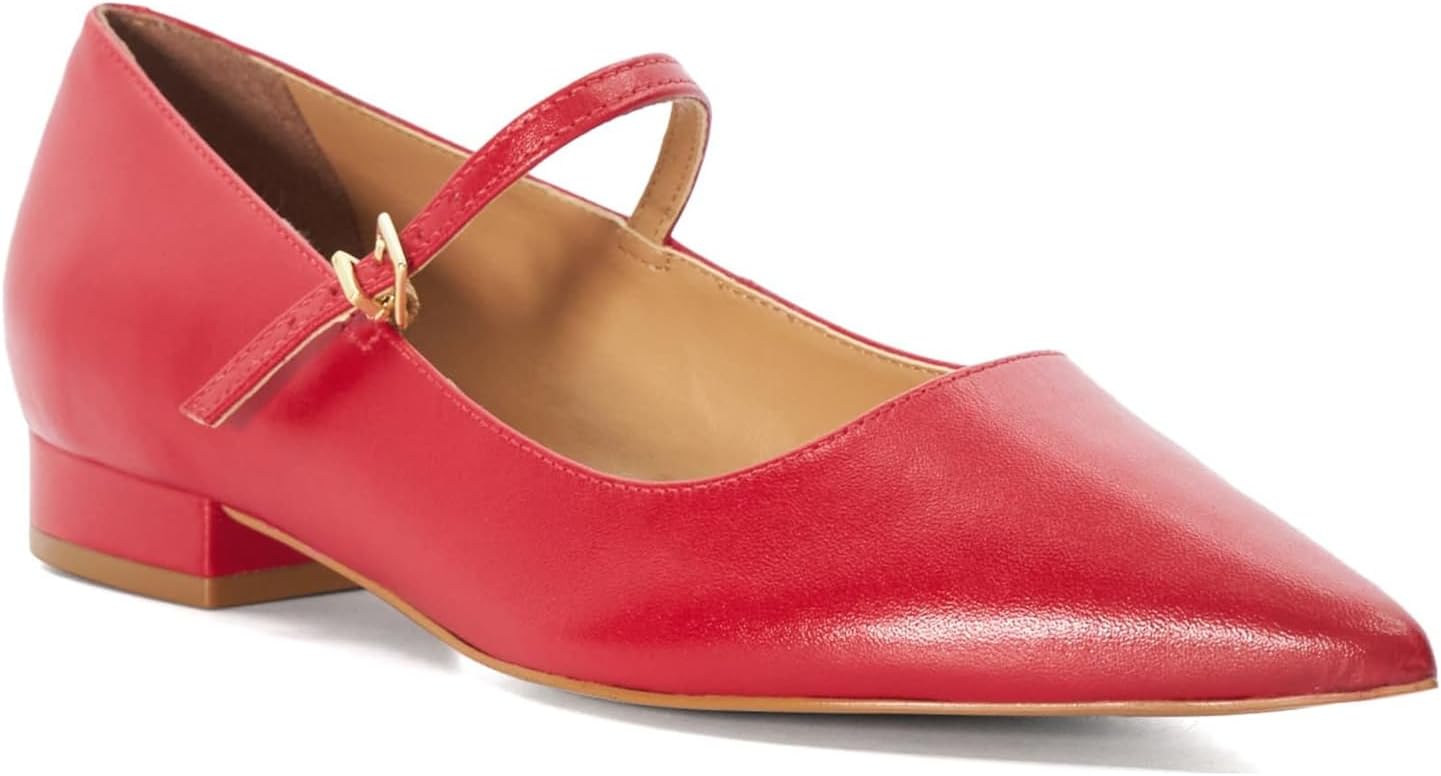 Балетки Dune London Hastas, цвет Red Leather