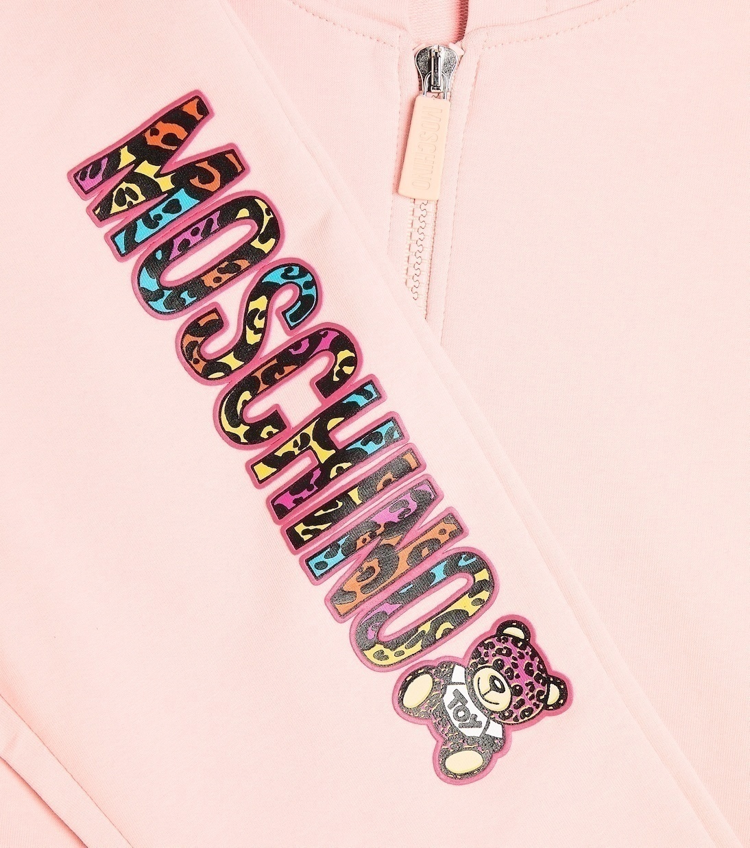 Спортивный костюм из хлопчатобумажного джерси Moschino Kids, Sugar Rose — фото 2