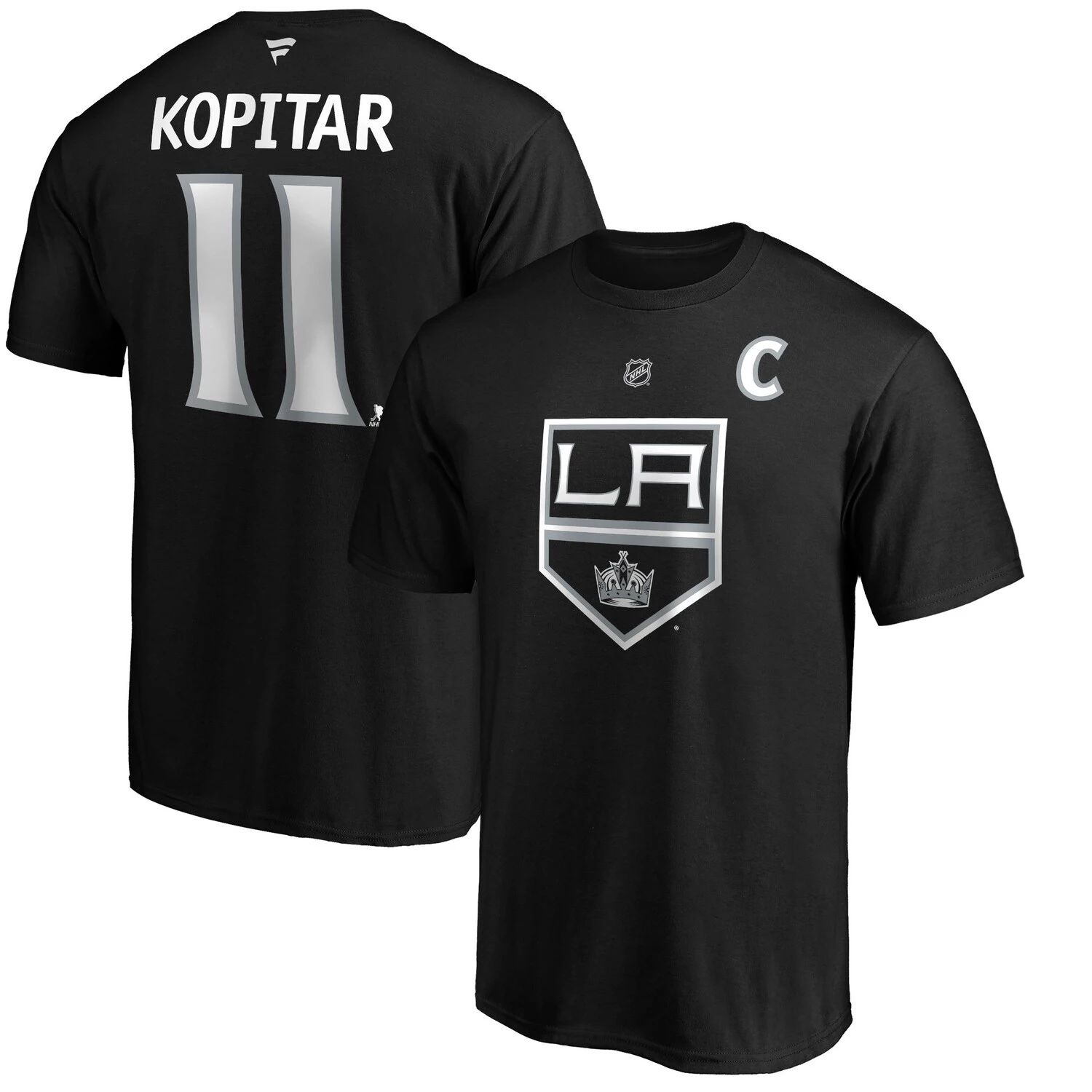 

Мужская черная фирменная футболка команды Los Angeles Kings Anze Kopitar с аутентичным именем и номером Stack Fanatics, Черный, Мужская черная фирменная футболка команды Los Angeles Kings Anze Kopitar с аутентичным именем и номером Stack Fanatics