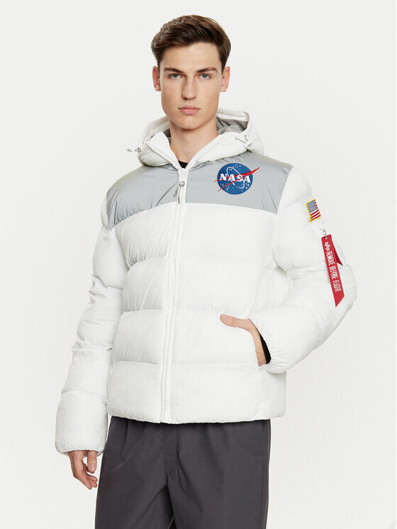 

Пуховик стандартного кроя Alpha Industries, белый