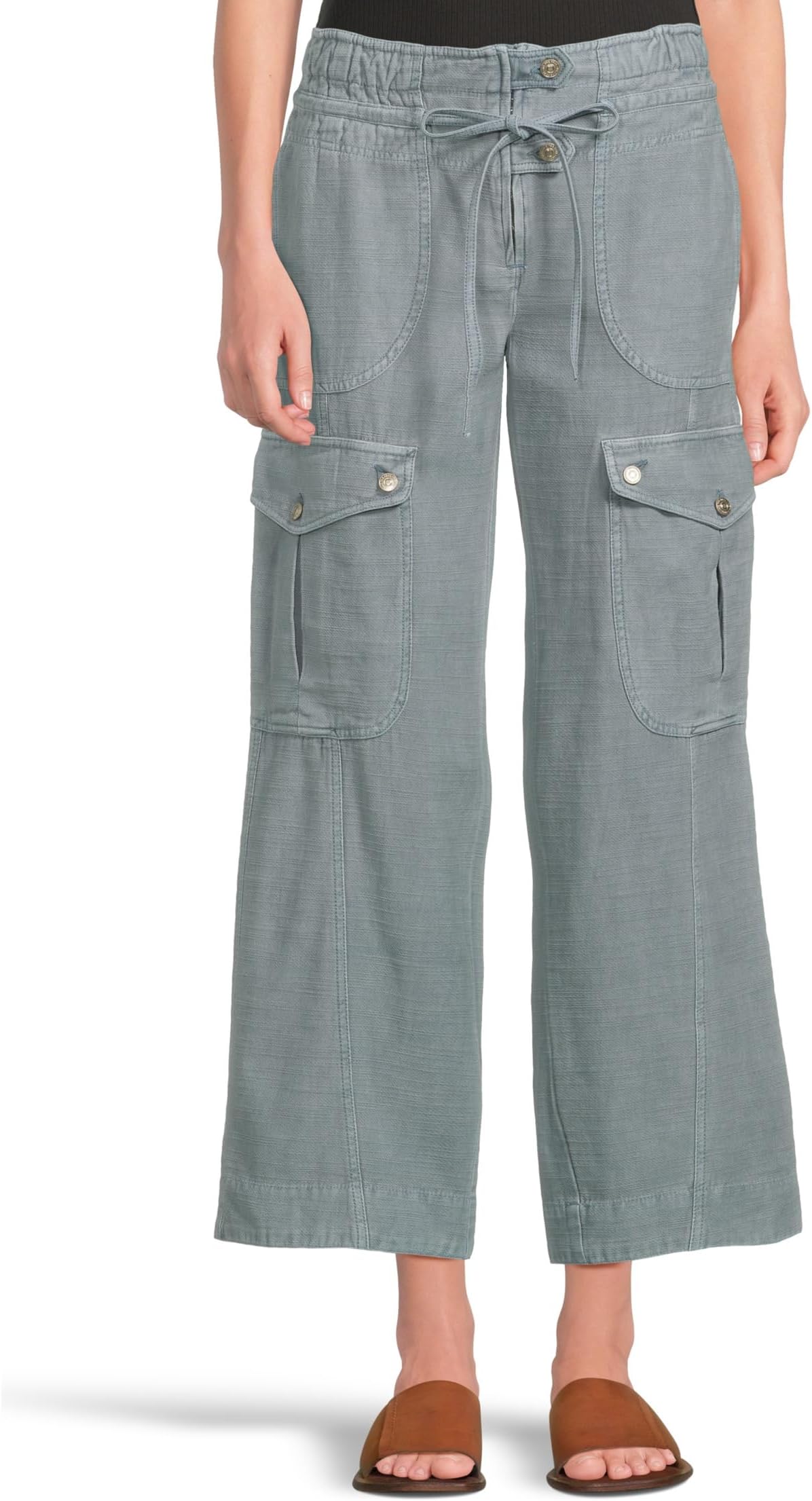

Брюки Free People Park Ave Pants, цвет Autumn Sky