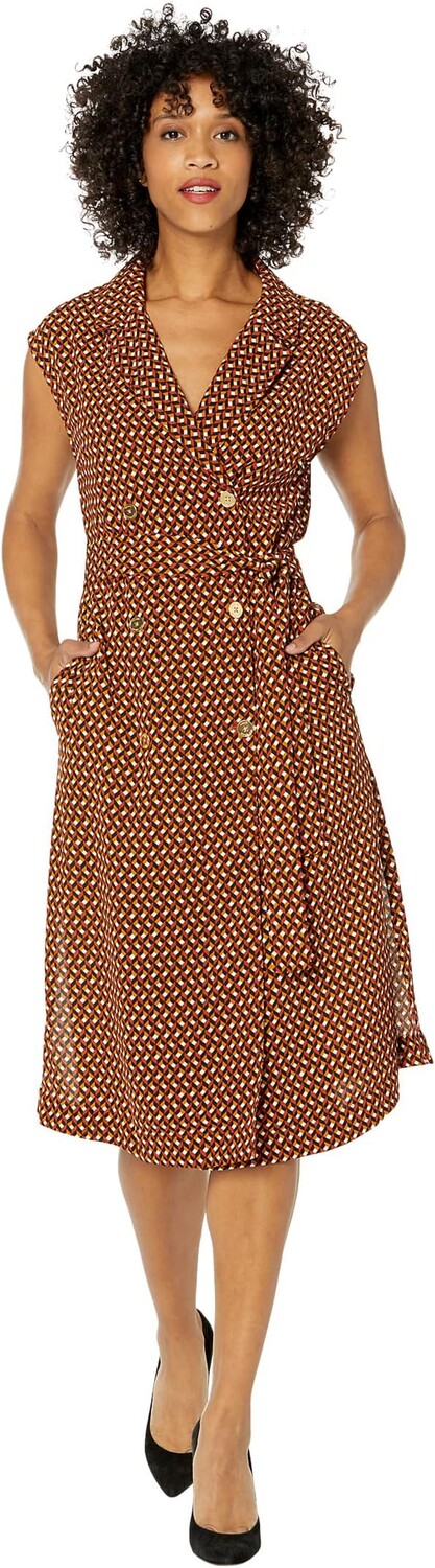 

Платье Michael Kors Multi Geo Trench Dress, цвет Marigold