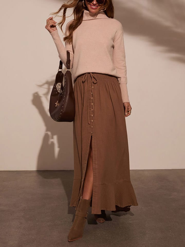 

Milan Kiss Юбка светло-коричневого цвета