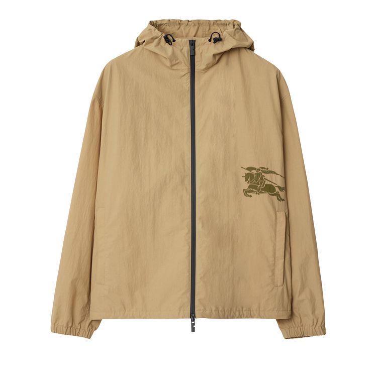 

Куртка Burberry EKD Motif Lightweight Hooded Jacket 'Cracker', желто-коричневый