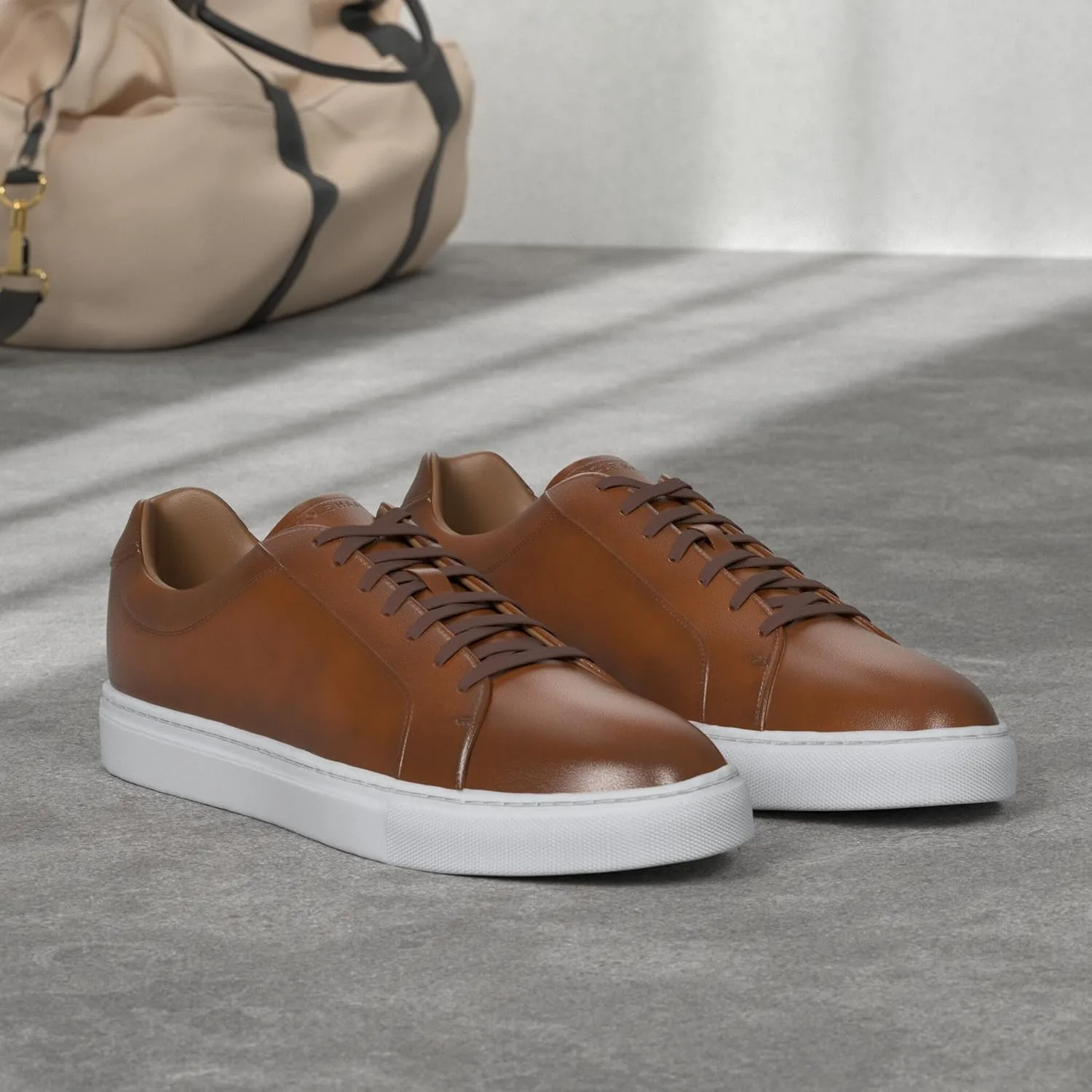 Мужские кроссовки Cole Haan - Grand Series Jensen Trainers, бежевый/хаки — фото 2