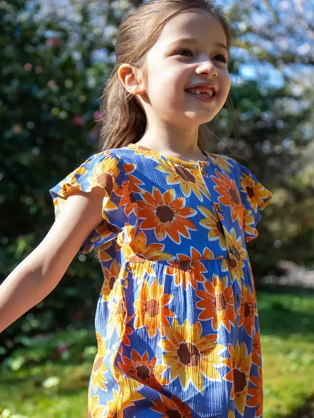 Детский комбинезон Lowenna с цветочным принтом от Frugu Kids Frugi — фото 2