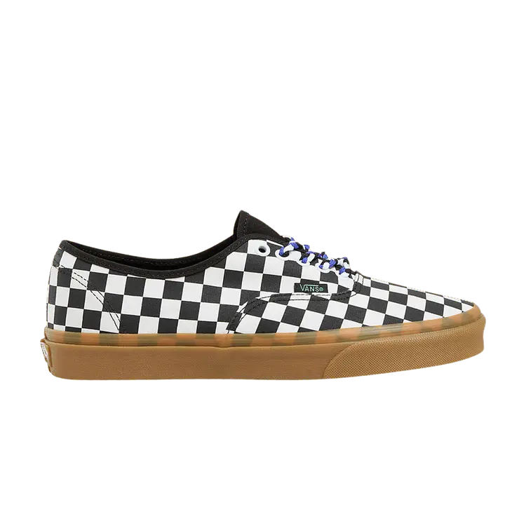 

Кроссовки Vans Authentic Checkerboard - Black White Gum, черный